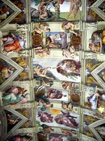 Роспись потолка Сикстинской капеллы