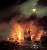 Чесменский бой в ночь с 25 на 26 июня 1770 года (1848 г.)