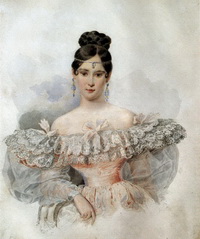 Портрет Н.Н. Пушкиной (А. Брюллов, 1831 г.)