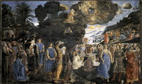 Дарование заповедей (фреска в Сикстинской капелле)