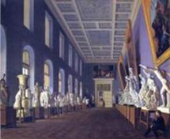 Вторая галерея антиков в Императорской Академии Художеств